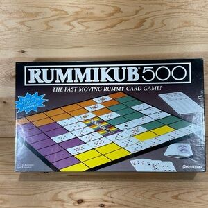 NEW VTG Rummikub 500 Rummy Card Board Game by Pressman 1992 # 410 MADE IN USA